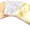 Gold silver leaf sheets