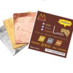 Gold silver leaf sheets