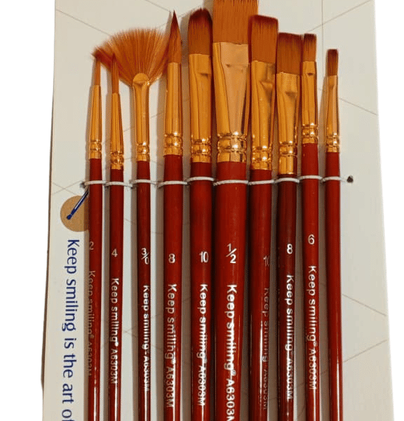 Keep Smiling Artist brushes