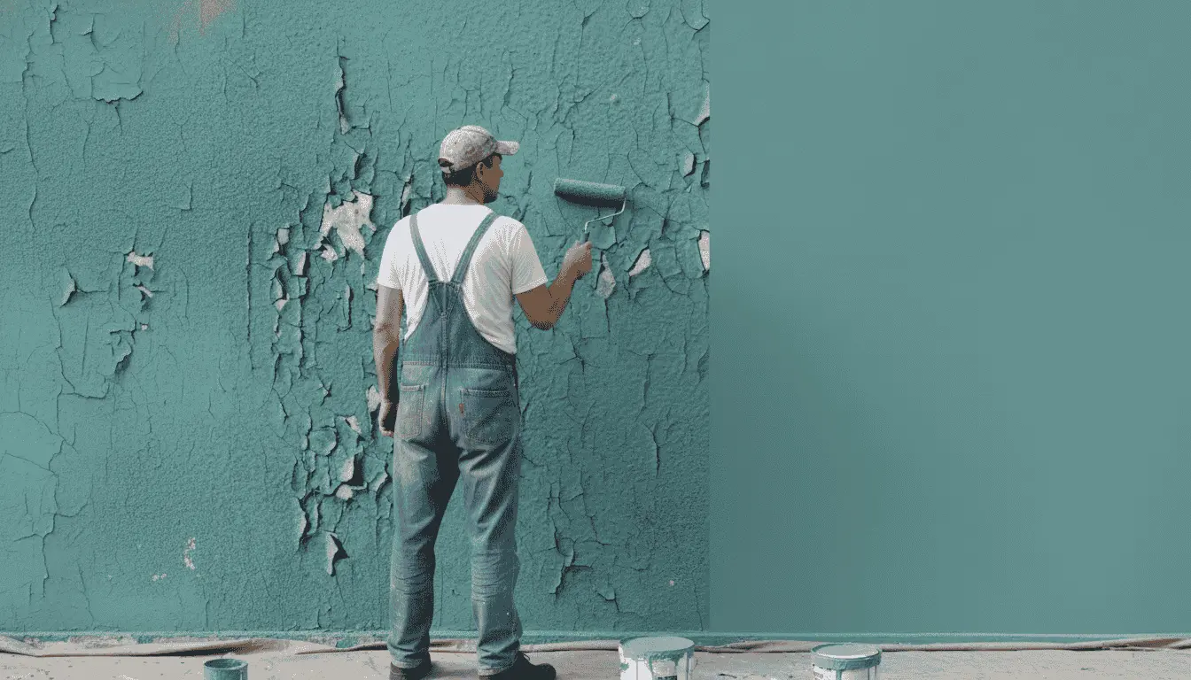 Wall Paint Peel Quickly
